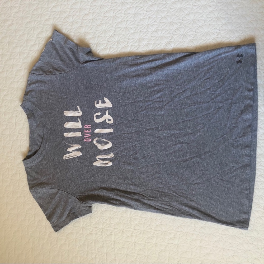 Will over Noise Underarmour shirt